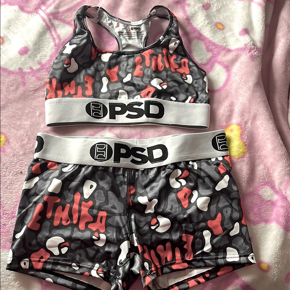 PSD Kids' Gray and Pink Sports Set